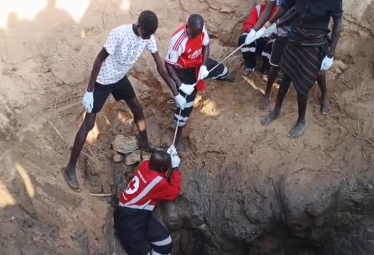 File image of the rescue operation in Turkana County.